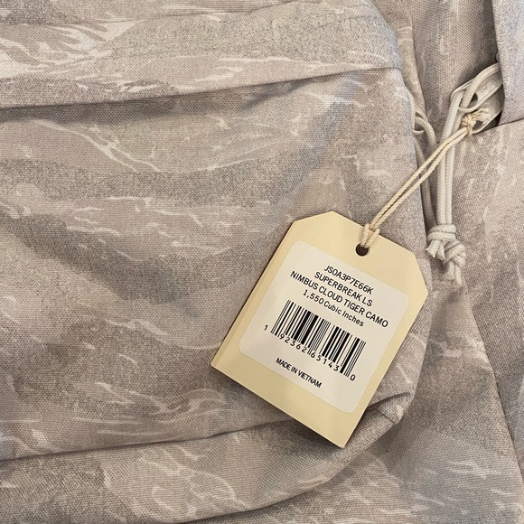 JANSPORT Superbreak LS Nimbus Cloud Tiger Camo Bag - Picture 8 of 12